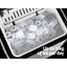 Bostin Life 2.2L Ice Maker 12Kg Portable Makers Cube Tray Bar Home Countertop Silver Dropshipzone