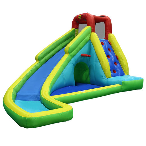Bostin Life Happy Hop Inflatable Water Jumping Castle Bouncer Toy Windsor Slide Splash Kid Baby &