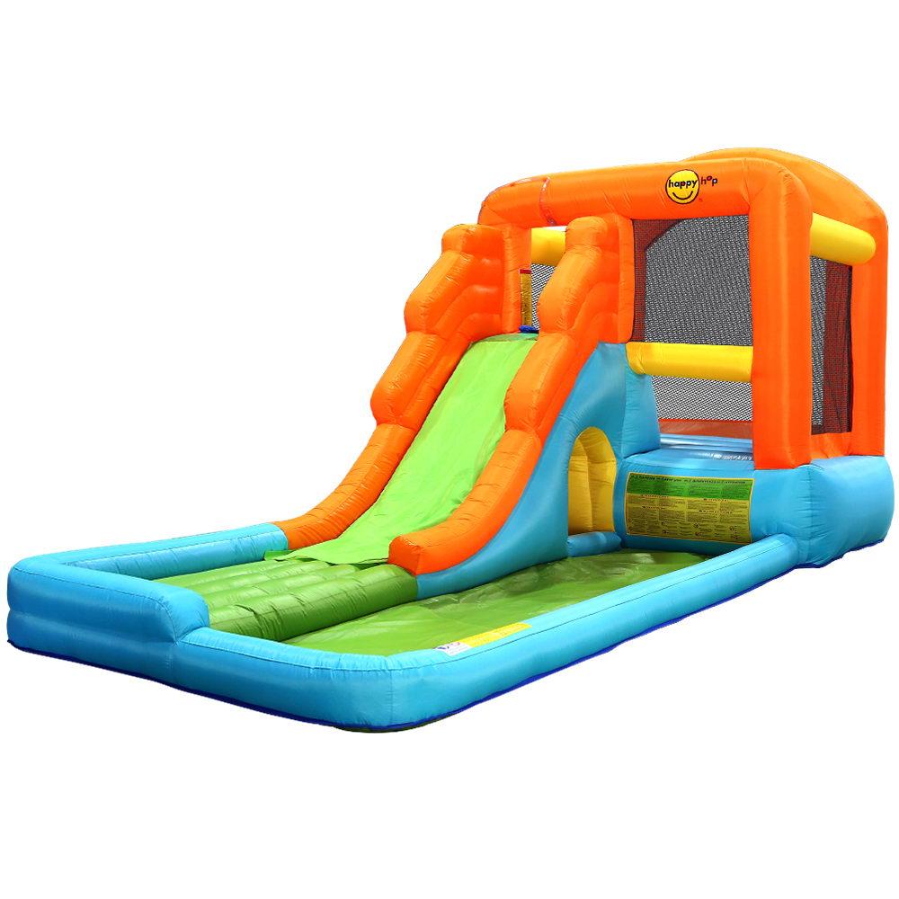 Happy Hop Inflatable Water Slide Water Park Jumping Castle Bouncer Wat ...
