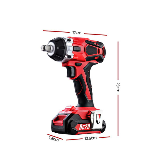 Bostin Life Cordless Impact Wrench 20V Lithium-Ion Battery Rattle Gun Sockets Tools > Power