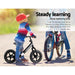 Bostin Life Kids Balance Bike Ride On Toys Push Bicycle Wheels Toddler Baby 12 Bikes Black & >