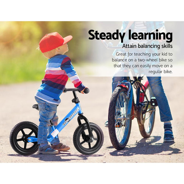 Bostin Life Kids Balance Bike Ride On Toys Push Bicycle Wheels Toddler Baby 12 Bikes Blue & >