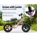 Bostin Life Kids Balance Bike Ride On Toys Push Bicycle Wheels Toddler Baby 12 Bikes Pink & >