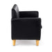 Keezi Storage Kids Sofa Children Lounge Chair Couch Pu Leather Padded Black Baby & > Furniture