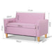 Keezi Storage Kids Sofa Children Lounge Chair Couch Pu Leather Padded Pink Baby & > Furniture