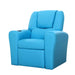 Keezi Luxury Kids Recliner Sofa Children Lounge Chair Pu Couch Armchair Blue Baby & > Furniture
