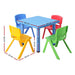 Bostin Life Keezi 5 Piece Kids Table And Chair Set - Blue Baby & > Furniture