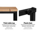Artiss Coffee Side Table Laptop Desk Bedside Sofa End Tables Wooden Metal Frame Furniture > Living