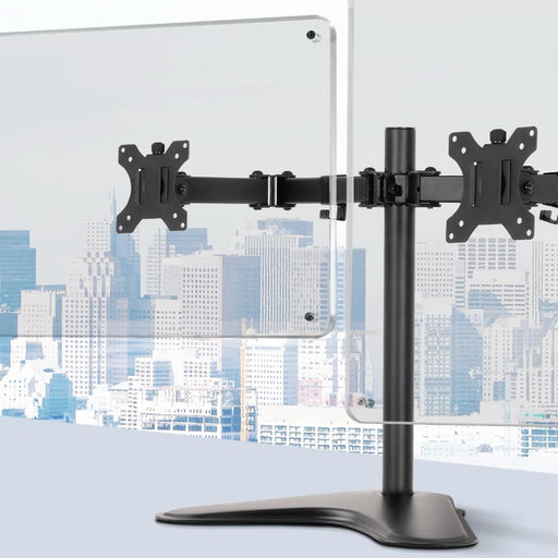 Bostin Life Dual Hd Led Monitor Arm Stand Tv Mount Holder 2 Display Freestanding Dropshipzone