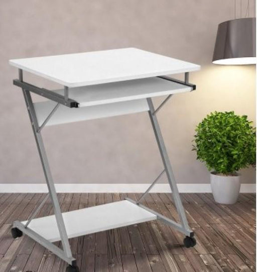 Bostin Life Metal Pull Out Table Desk - White Dropshipzone