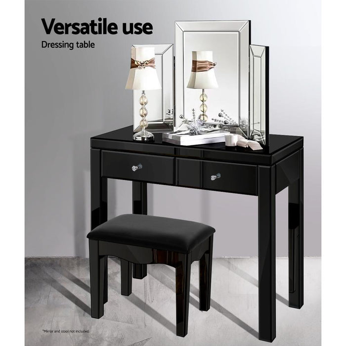 Bostin Life Mirrored Furniture Console Table Hallway Hall Entry Dressing Side Drawers Dropshipzone