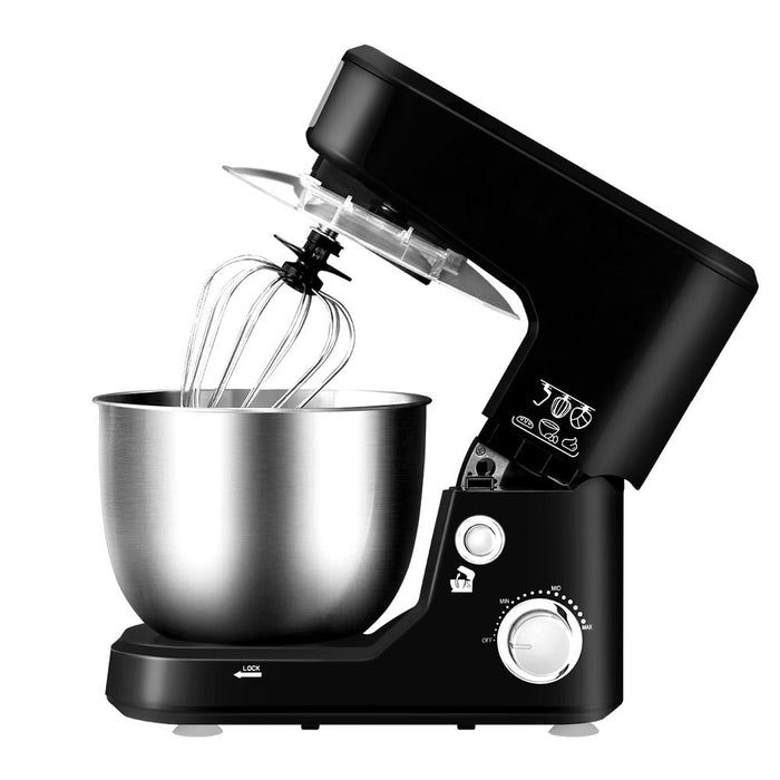 Devanti Electric Stand Mixer 1000W Kitchen Food Beater Cake Aid Whisk Bowl Hook Appliances >
