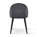 Bostin Life Velvet Modern Dining Chair - Dark Grey Dropshipzone