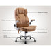 Artiss Massage Office Chair Gaming Computer Desk 8 Point Vibration Espresso Furniture >