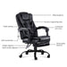 Artiss Electric Massage Office Chairs Recliner Computer Gaming Seat Footrest Black Furniture >