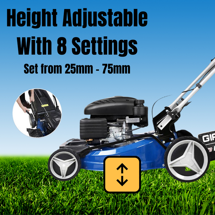 Self Propelled 21" 220cc 4 Stroke Petrol Mower with Grass Catcher