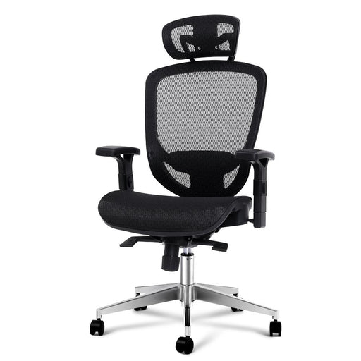 Artiss Office Chair Gaming Computer Chairs Mesh Net Seating Black Furniture >