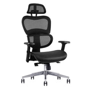 Executive Deluxe Office Mesh Chair Net High Back Home School Gaming Black Furniture >