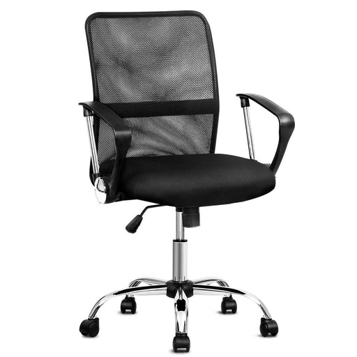 Bostin Life Office Chair Gaming Computer Mesh Chairs Executive Mid Back Black Dropshipzone