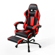 Bostin Life Racer Style Computer Gaming Office Chair - Black And Red Furniture >