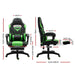 Bostin Life Racer Style Computer Gaming Office Chair - Black And Green Furniture >