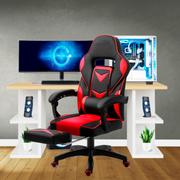 Bostin Life Racer Style Computer Gaming Office Chair - Black And Red Furniture >