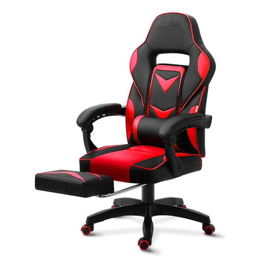 Bostin Life Racer Style Computer Gaming Office Chair - Black And Red Furniture >
