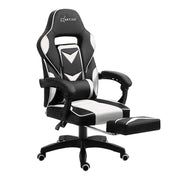 Bostin Life Racer Style Computer Gaming Office Chair - Black And White Furniture >