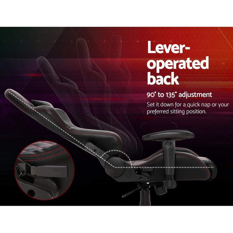 Bostin Life Gaming Office Chairs Computer Desk Racing Recliner Executive Seat Black Dropshipzone