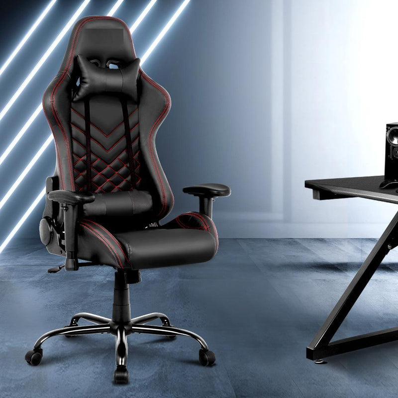Bostin Life Gaming Office Chairs Computer Desk Racing Recliner Executive Seat Black Dropshipzone