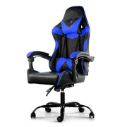 Bostin Life Racer Style Computer Gaming Office Chair - Black And Blue Furniture >