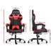 Bostin Life Racing Style Recliner Gaming Office Chair - Black And Red Furniture >