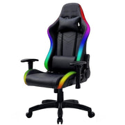 Bostin Life Racer Style Rgb Led Lights Computer Gaming Office Chair - Black Furniture >