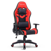 Bostin Life Racer Style Rgb Led Lights Computer Gaming Office Chair - Black And Red Furniture >