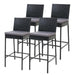 Bostin Life Outdoor Bar Stools Dining Chairs Rattan Furniture X4 Dropshipzone