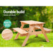 Bostin Life Keezi Kids Wooden Picnic Bench Set Baby & > Furniture