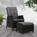 Bostin Life Recliner Chair Sun Lounge Setting Outdoor Furniture Patio Wicker Sofa Dropshipzone