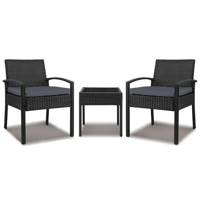 Bostin Life 3-Piece Outdoor Set - Black Dropshipzone