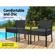 Bostin Life 3-Piece Outdoor Set - Black Dropshipzone