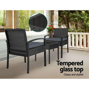 Bostin Life 3-Piece Outdoor Set - Black Dropshipzone