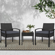 Bostin Life 3-Piece Outdoor Set - Black Dropshipzone