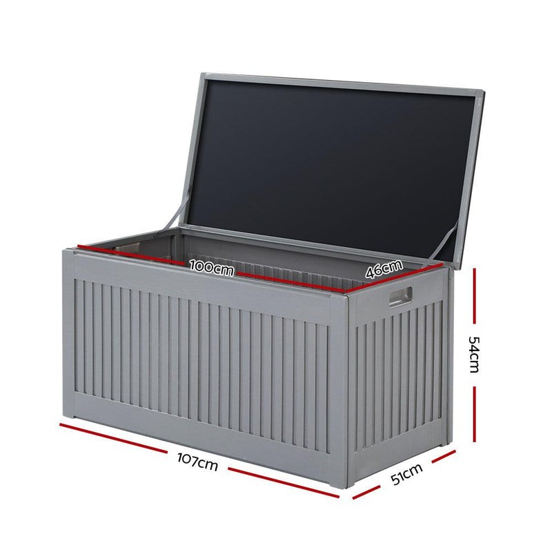 Gardeon Outdoor Storage Box Container Garden Toy Tool Sheds 270L Home & >