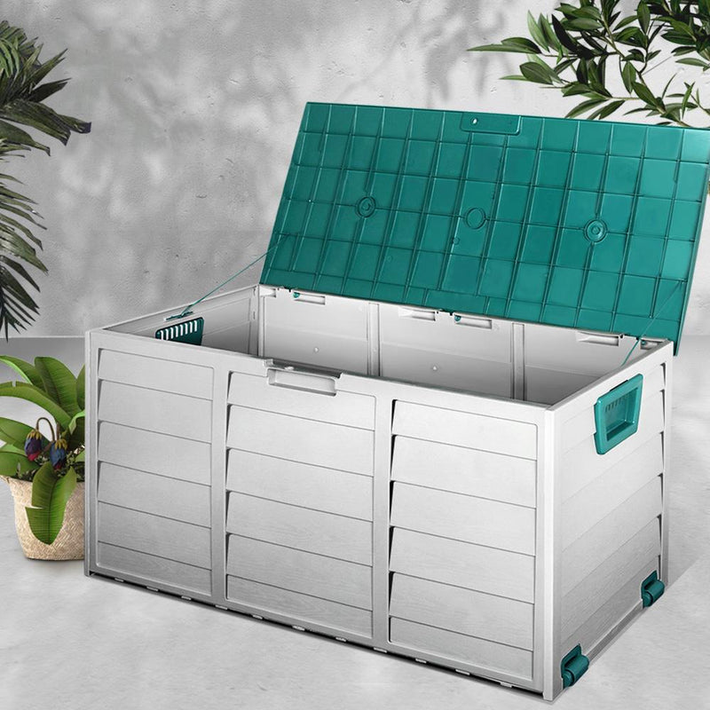 Bostin Life 290L Outdoor Storage Box - Green Furniture >