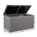 Bostin Life Gardeon Outdoor Storage Box Container Garden Toy Indoor Tool Chest Sheds 270L Dark Grey