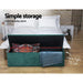 Bostin Life Artiss Storage Ottoman Blanket Box Velvet Foot Stool Rest Chest Couch Green Dropshipzone