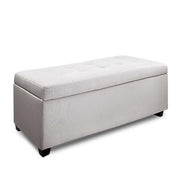 Bostin Life Artiss Large Fabric Storage Ottoman - Beige Dropshipzone