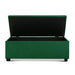 Bostin Life Artiss Storage Ottoman Blanket Box Velvet Foot Stool Rest Chest Couch Toy Green
