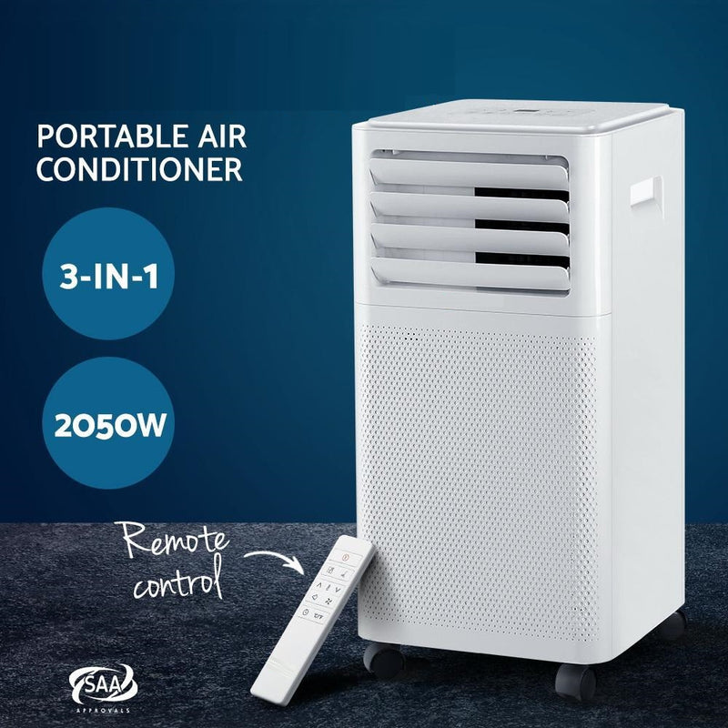 Portable Air Conditioner and Dehumidifier White 2000W