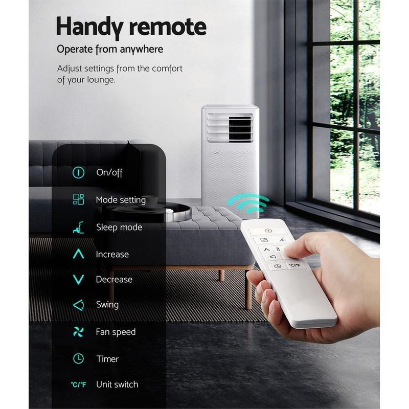 Portable Air Conditioner and Dehumidifier White 2000W