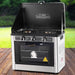 Bostin Life 3 Burner Portable Oven - Silver & Black Appliances > Kitchen